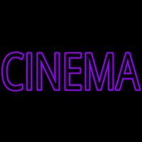 Violet Cinema Neonskylt