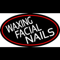Wa ing Facial Nails Neonskylt
