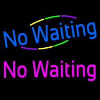 Waiting No Waiting Neonskylt