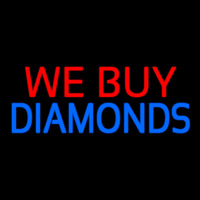 We Buy Diamonds Neonskylt