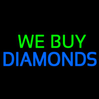 We Buy Diamonds Neonskylt