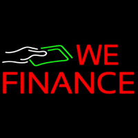 We Fianance Note Logo 1 Neonskylt