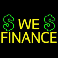 We Finance Dollar Logo Neonskylt