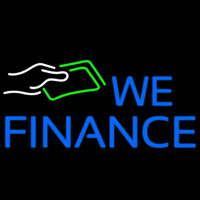 We Finance Note Logo Neonskylt