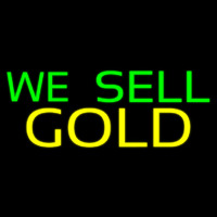 We Sell Gold Neonskylt