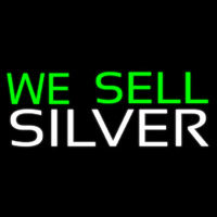 We Sell Silver Neonskylt