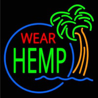 Wear Hemp Neonskylt