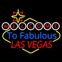 Welcome To Fabulous Las Vegas Neonskylt