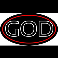 White God Block Neonskylt