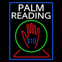 White Palm Readings With Logo Neonskylt
