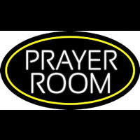 White Prayer Room Neonskylt