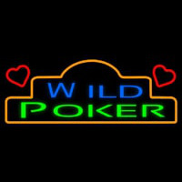 Wild Poker 1 Neonskylt