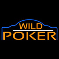 Wild Poker 3 Neonskylt