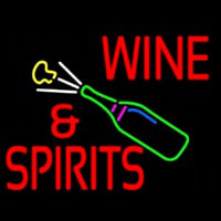 Wine And Spirits Neonskylt