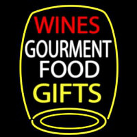 Wines Food Gifts Neonskylt