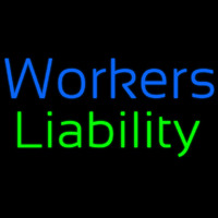 Workers Liability Neonskylt