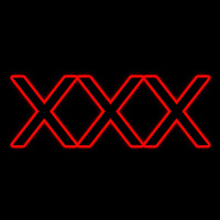 X   Neonskylt