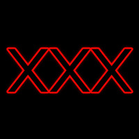 X   Neonskylt