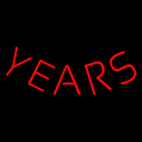 Years Neonskylt