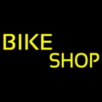 Yellow Bike Shop Neonskylt