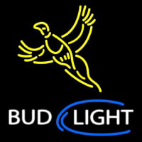 Yellow Busch Light Pheasant Beer Sign Neonskylt