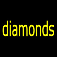 Yellow Diamond Neonskylt