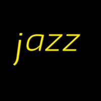 Yellow Jazz Cursive 1 Neonskylt