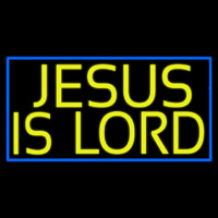 Yellow Jesus Is Lord Neonskylt