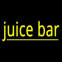 Yellow Juice Bar Neonskylt