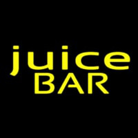 Yellow Juice Bar Neonskylt