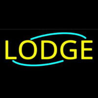 Yellow Lodge Neonskylt