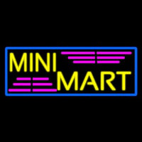 Yellow Mini Mart Neonskylt