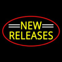 Yellow New Releases Neonskylt
