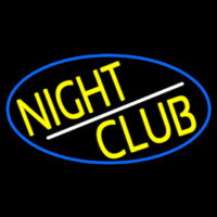 Yellow Night Club Neonskylt