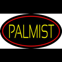 Yellow Palmist Block Neonskylt