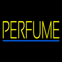 Yellow Perfume Blue Line Neonskylt