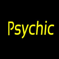 Yellow Psychic Neonskylt