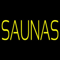Yellow Saunas Neonskylt