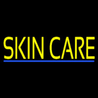 Yellow Skin Care Blue Line Neonskylt