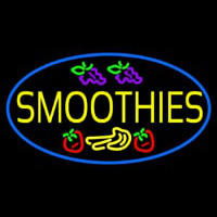 Yellow Smoothies Neonskylt