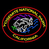 Yosemite National Park California Neonskylt