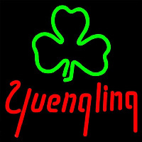 Yuengling Green Clover Beer Sign Neonskylt