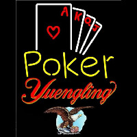 Yuengling Poker Ace Series Beer Sign Neonskylt