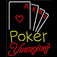 Yuengling Poker Ace Series Beer Sign Neonskylt