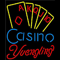 Yuengling Poker Casino Ace Series Beer Sign Neonskylt