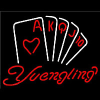 Yuengling Poker Series Beer Sign Neonskylt