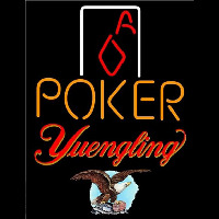 Yuengling Poker Squver Ace Beer Sign Neonskylt