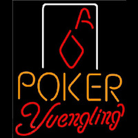 Yuengling Poker Squver Ace Beer Sign Neonskylt