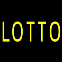 Yellow Lotto Neonskylt