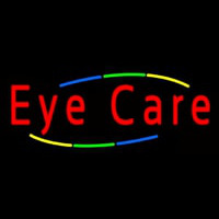 Deco Style Multi Colored Eye Care Neonskylt